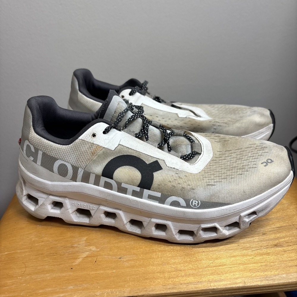 On Cloud Cloud‎ Monster Running Shoes Women's 11 White Sneaker Mesh